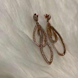 Jewelry - Twisted Teardrop Sparkle Earrings Jewelry - Twisted Teardrop Sparkle Earrings
